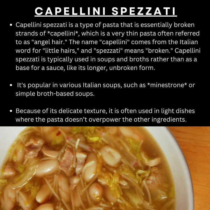 Garofalo Capellini Spezzati Italian Soup Pasta - 500g