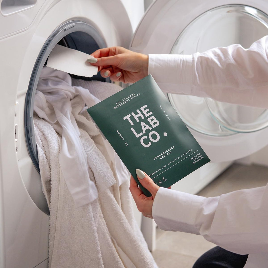 The Lab Co. - Laundry Detergent Strips Sheets (32 Loads, Eco Ultra-Concentrated)