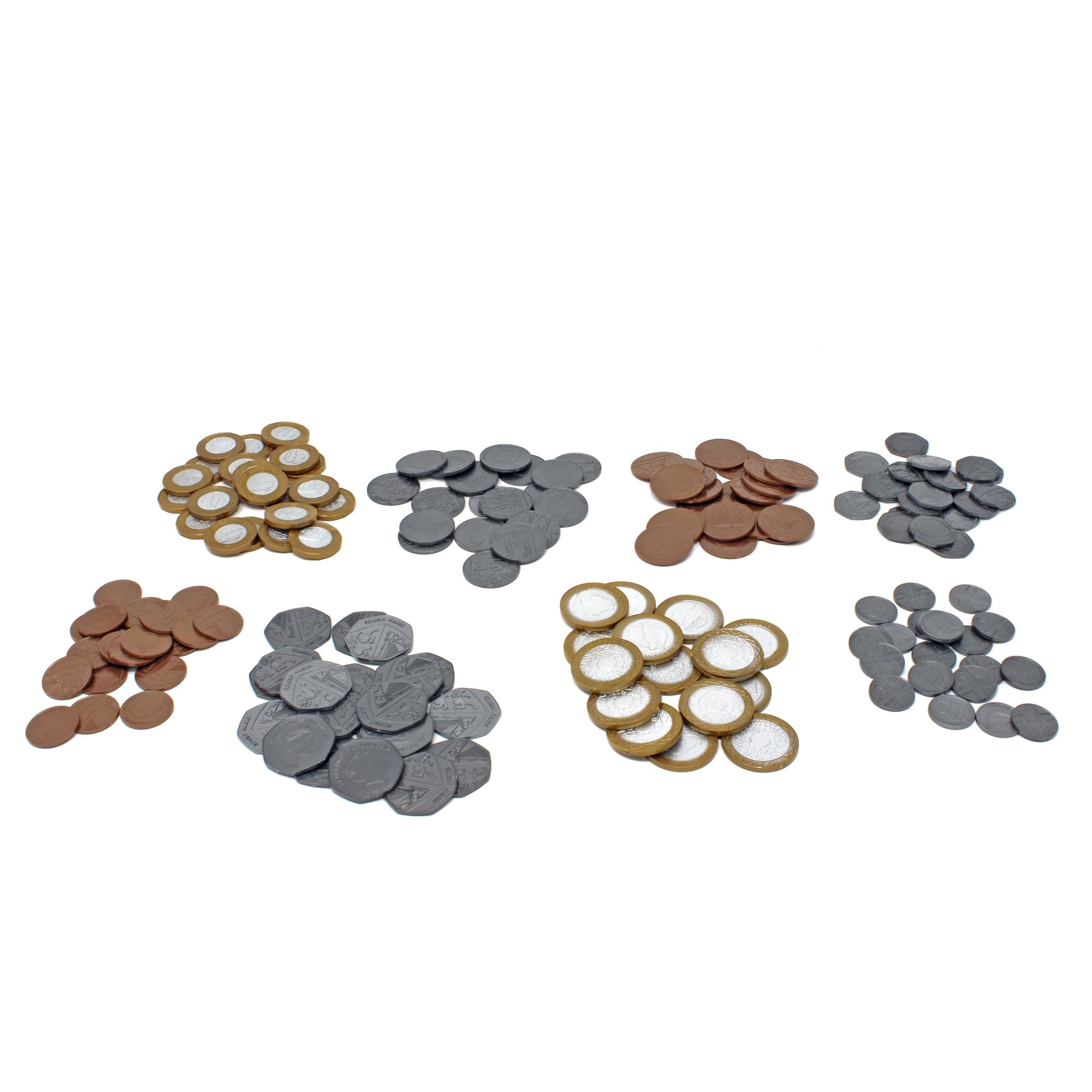 Learning Resources Bulk Play Money Pack - 700 Plastic UK Coins for Ages 3-7 5