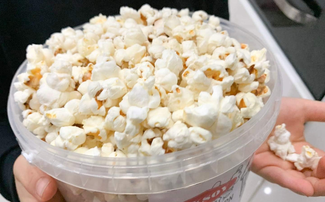 AKSOY Popping Corn Kernels - 1KG | Gourmet White Popcorn for Stovetop, Air Popper & Microwave