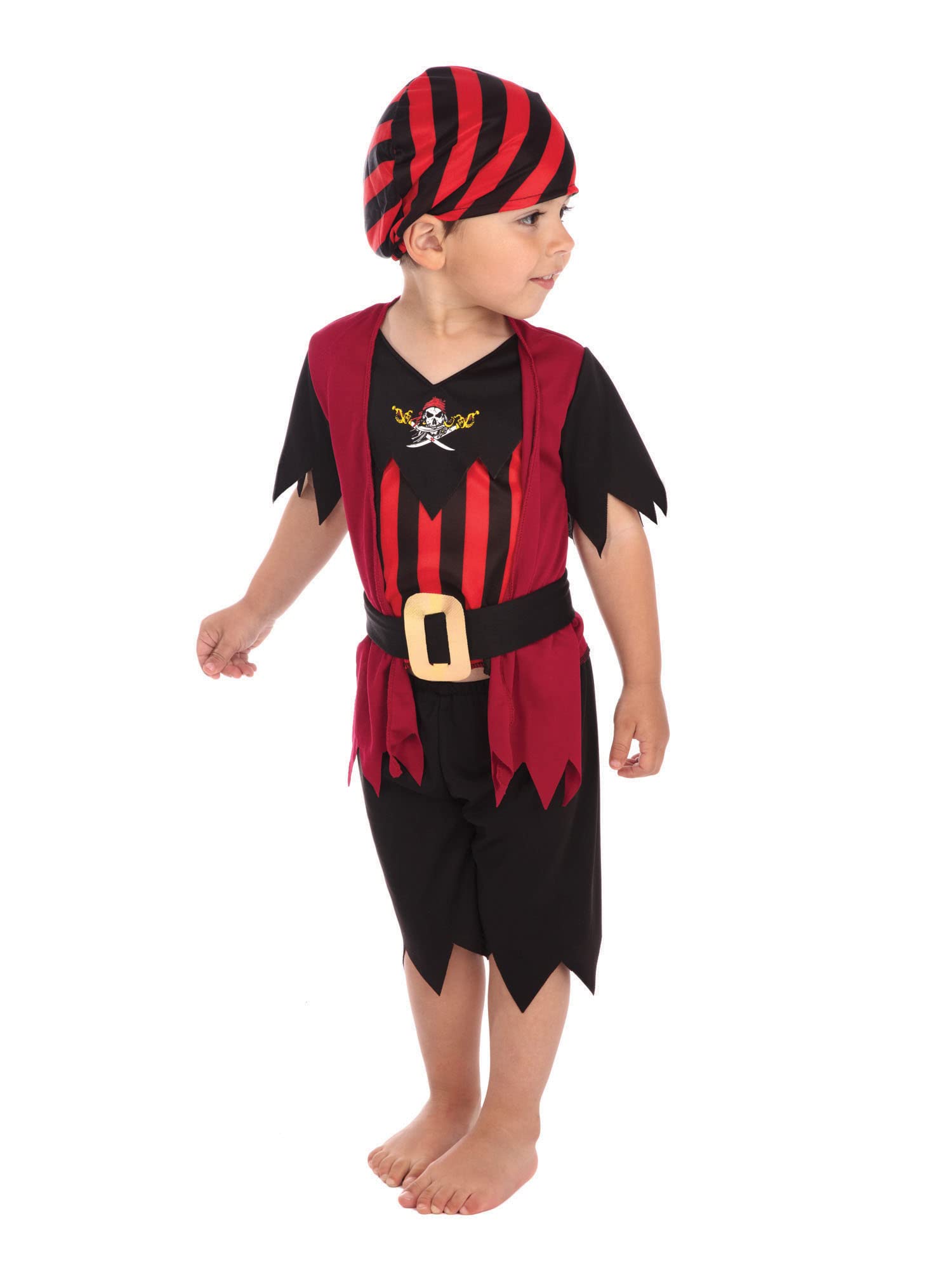 Bristol Novelty Pirate Boy Mate Costume - X-Small Toddler 5