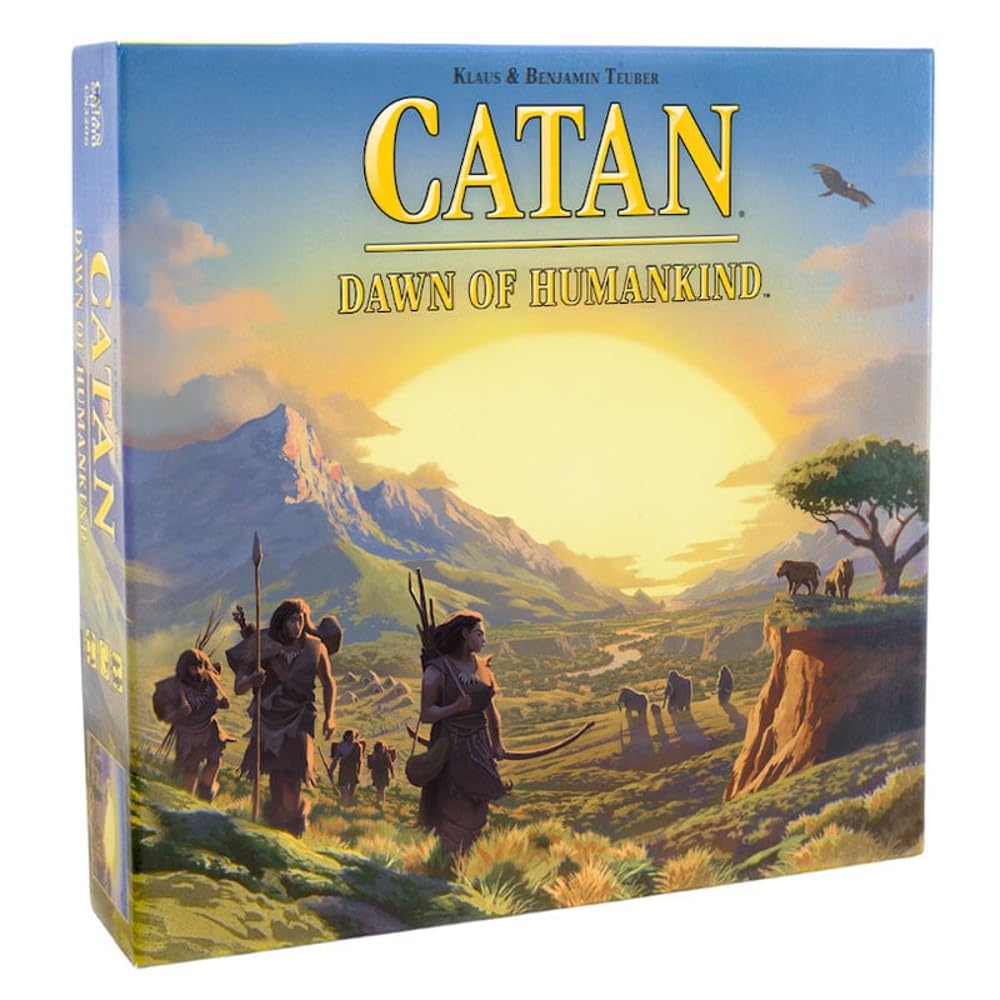 CATAN Dawn of Humankind Board Game | Ages 12+ | 3-4 Players | 90+ Minutes Play Time