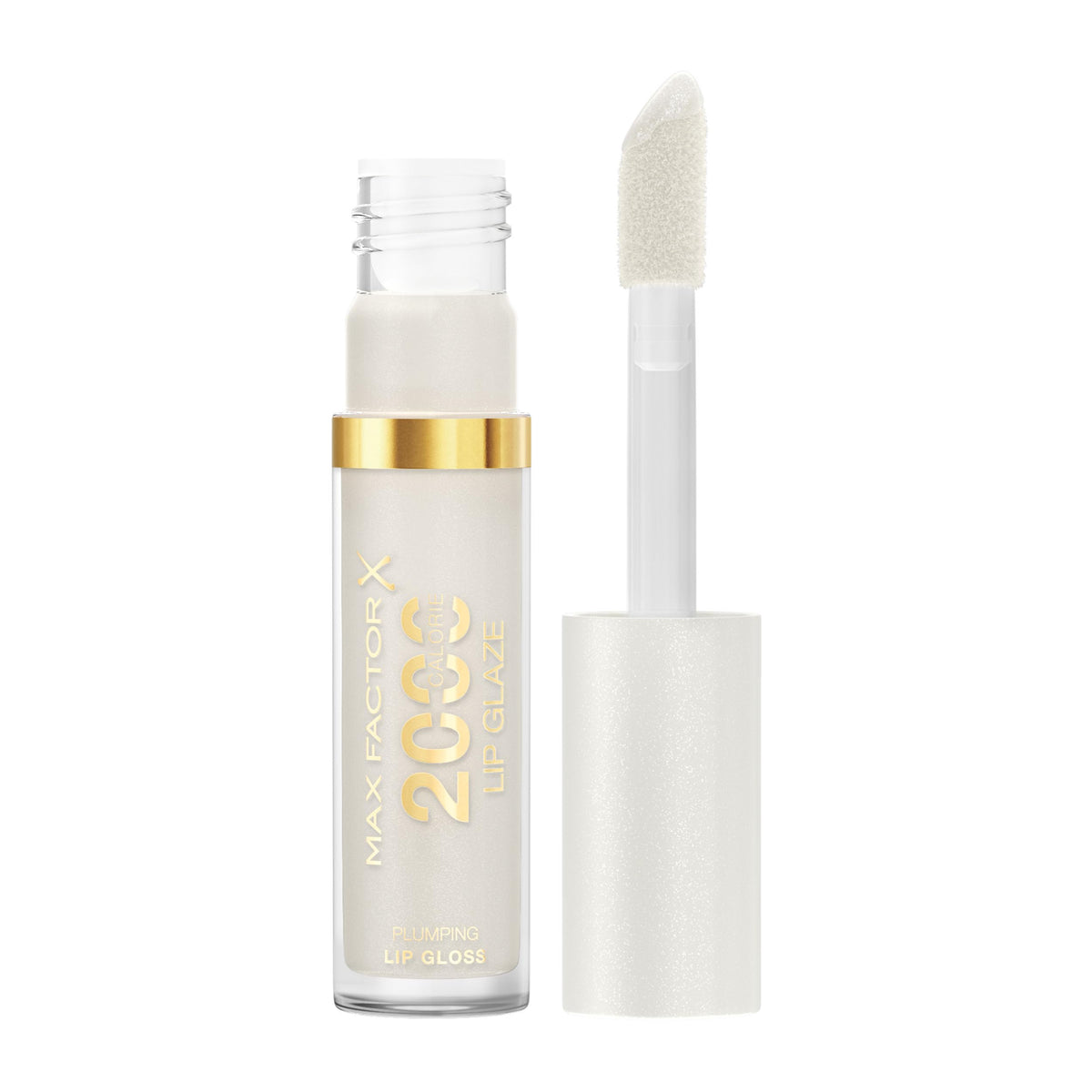 Max Factor 2000 Calorie Lip Glaze Lip Gloss - 000 Melting Ice, 4.4 ml, Pack of 2