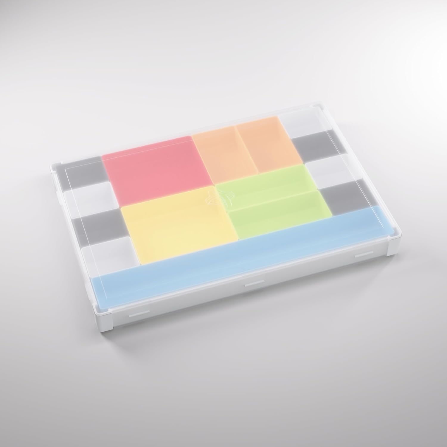 Gamegenic Token Silo XL Board Game Organizer - White and Multi-Coloured