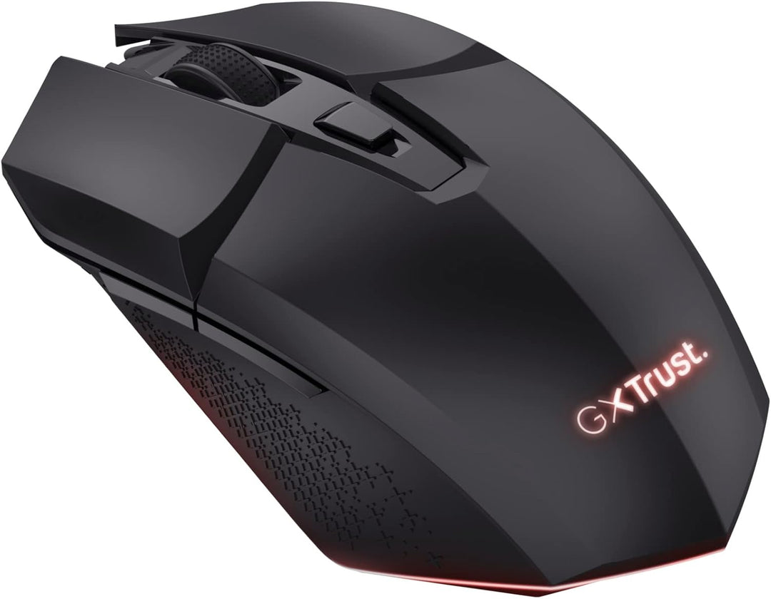 Trust Gaming GXT 110 Felox Rechargeable Wireless Gaming Mouse – 80H Battery, 800-4800 DPI, RGB LED, 6 Buttons