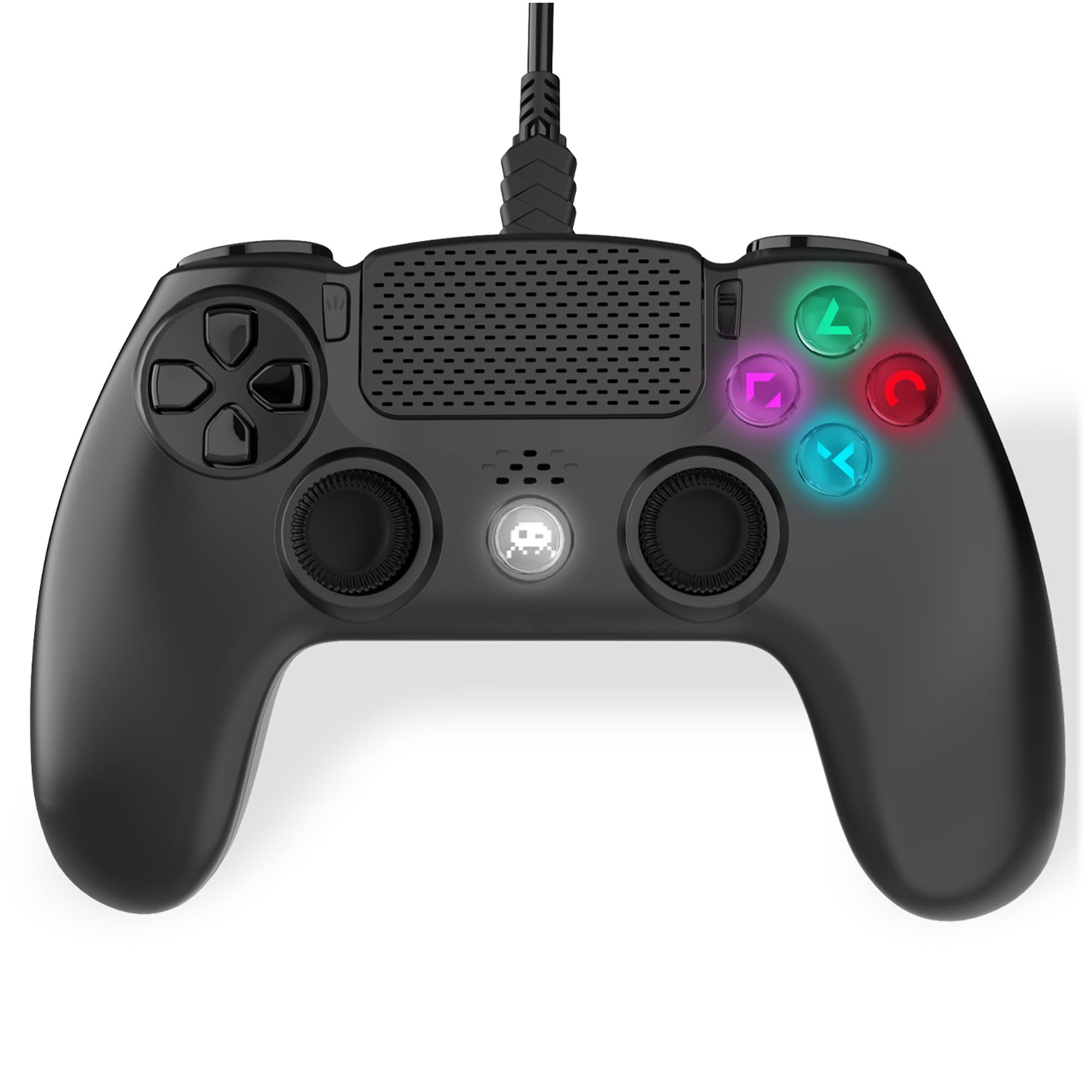 Freaks And Geeks Wired Controller - Black | 3M Cable | PS4 1
