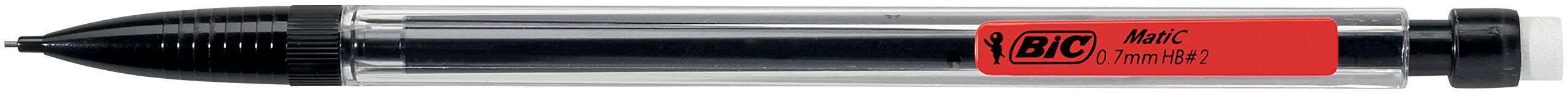 BIC Matic Original Mechanical Pencils - 0.7mm Fine Point, HB Lead, Built-in Eraser | 5 Pack 6