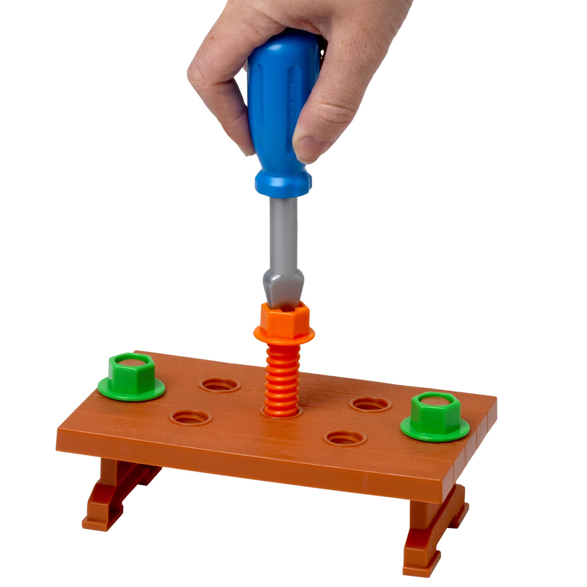 Peterkin Classic Children's Tool Set in Carry Case - 14 Piece Plastic Role Play Toys | Ages 3+ 3