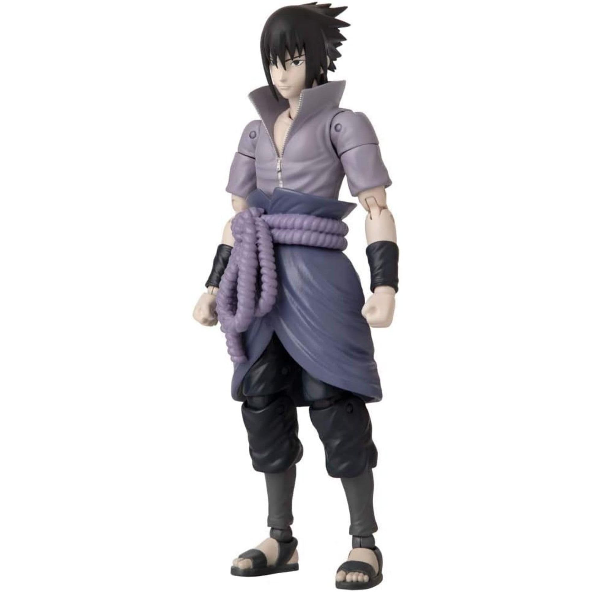 BANDAI Naruto Anime Heroes Sasuke Uchiha Action Figure - 17cm, 17 Points of Articulation 7