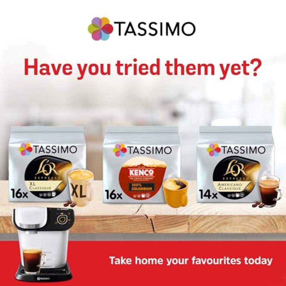 Kenco Americano Grande Coffee Pods for Tassimo Machines (Pack of 5, 80 Capsules)