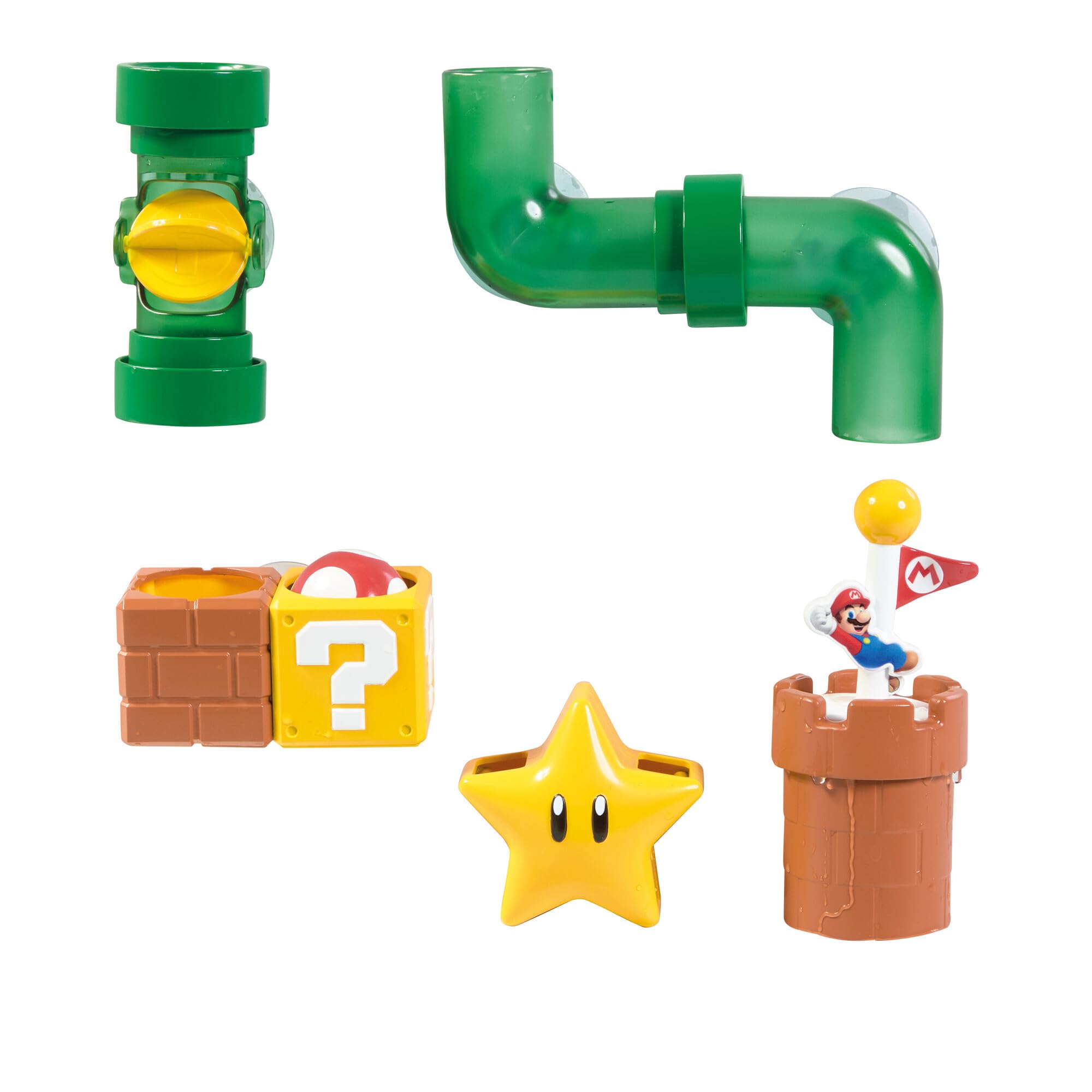 TOMY Super Mario Pipes Bath Toy | Plastic | Unisex Children 1