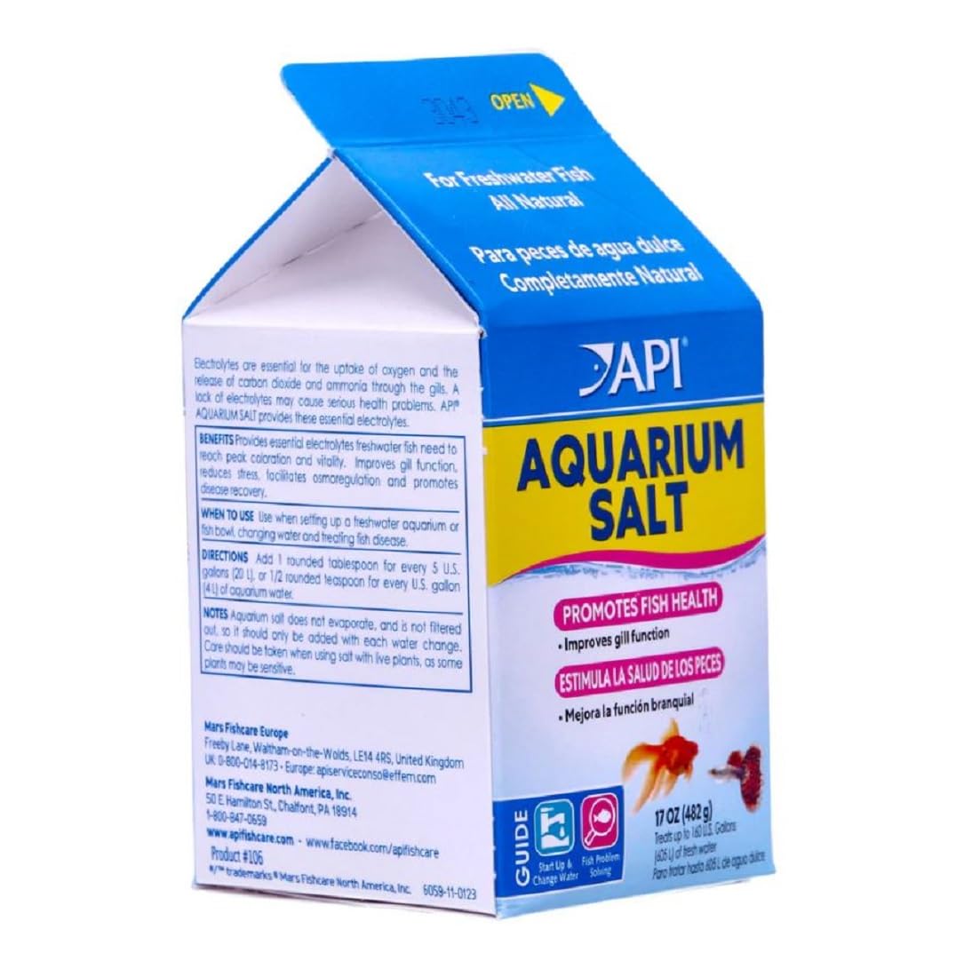 API Aquarium Salt for Freshwater Aquariums - Promotes Health & Recovery | 453g Powder 2