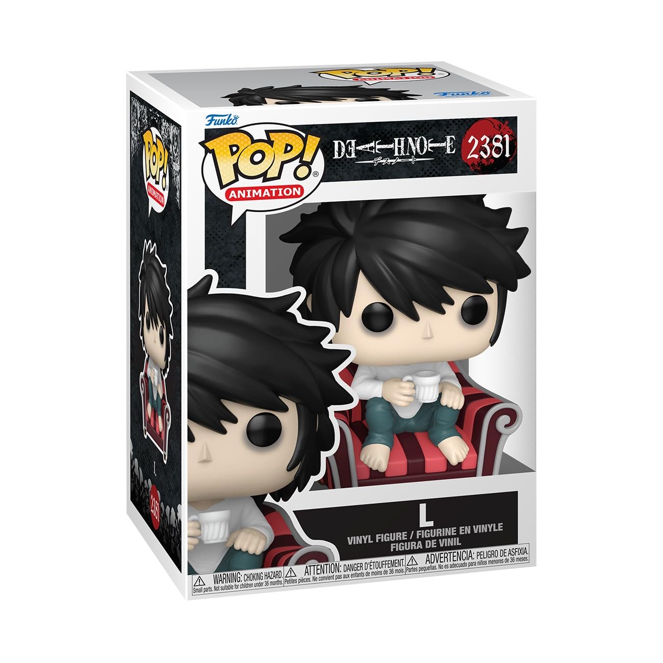 Funko POP! Animation: Death Note - L Collectable Vinyl Figure | 3.75 in 1