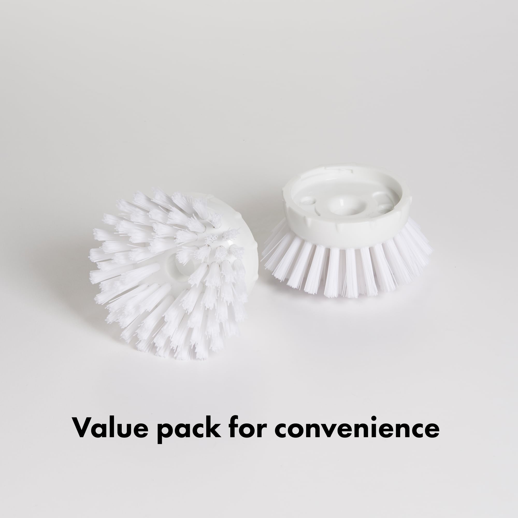 OXO Soap Dispensing Palm Brush Refills - Durable Nylon Bristles | Pack of 2 3