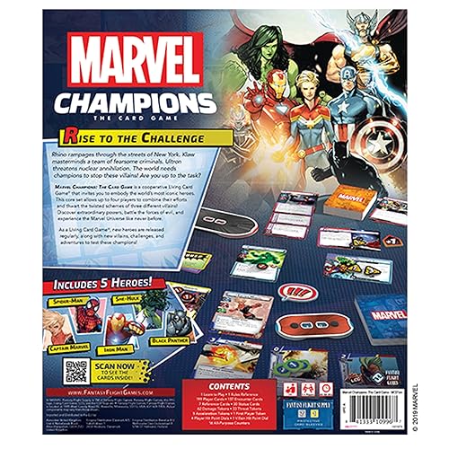 Fantasy Flight Games FFGMC01 Marvel Champions Le Jeu de Cartes