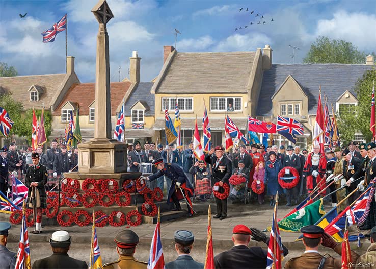 Falcon de luxe Remembrance Sunday Jigsaw Puzzle - 1000 Pieces | 68 x 49 cm | Adult Puzzle