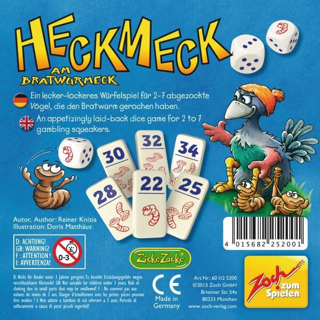 Zoch Heckmeck Am Bratwurmeck Board Game - Action & Reflex Game | 2-7 Players | Ages 8+ 12