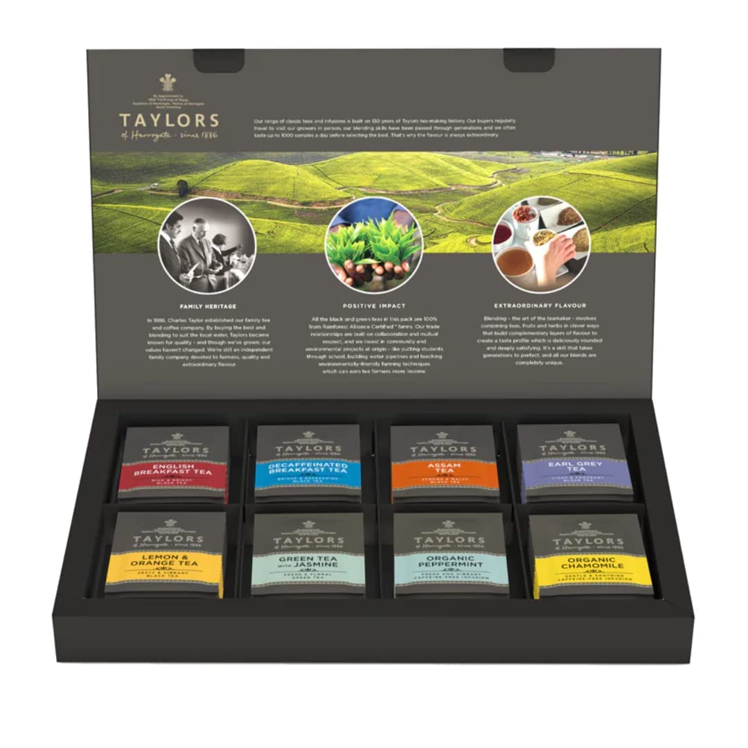 Taylors of Harrogate Assorted Speciality Teas Selection Gift Box - 8 Flavour Variety Pack 1