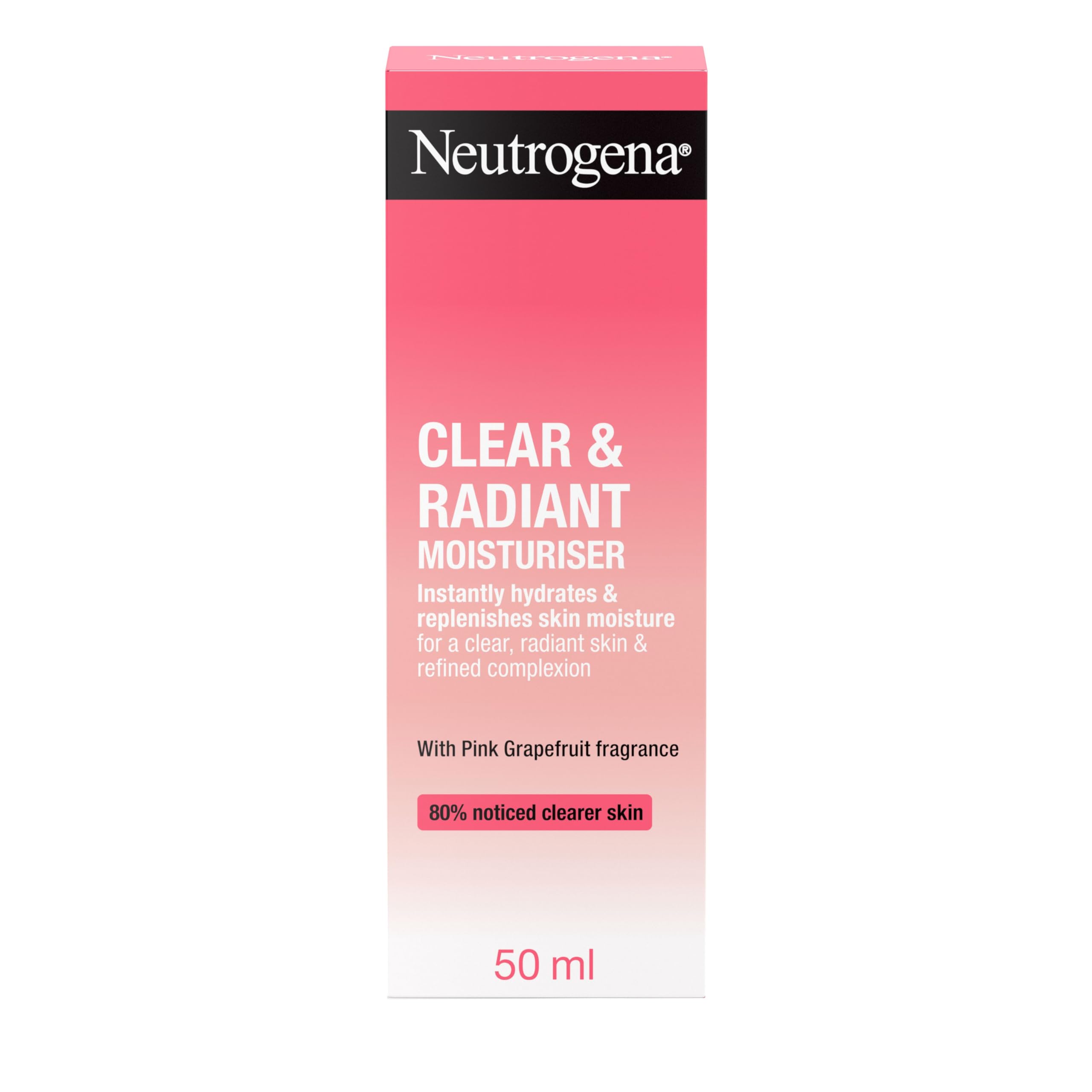 Neutrogena Refreshingly Clear Oil-Free Moisturiser - 24hr Hydration | 50ml | For Dry & Blemish-Prone Skin 1
