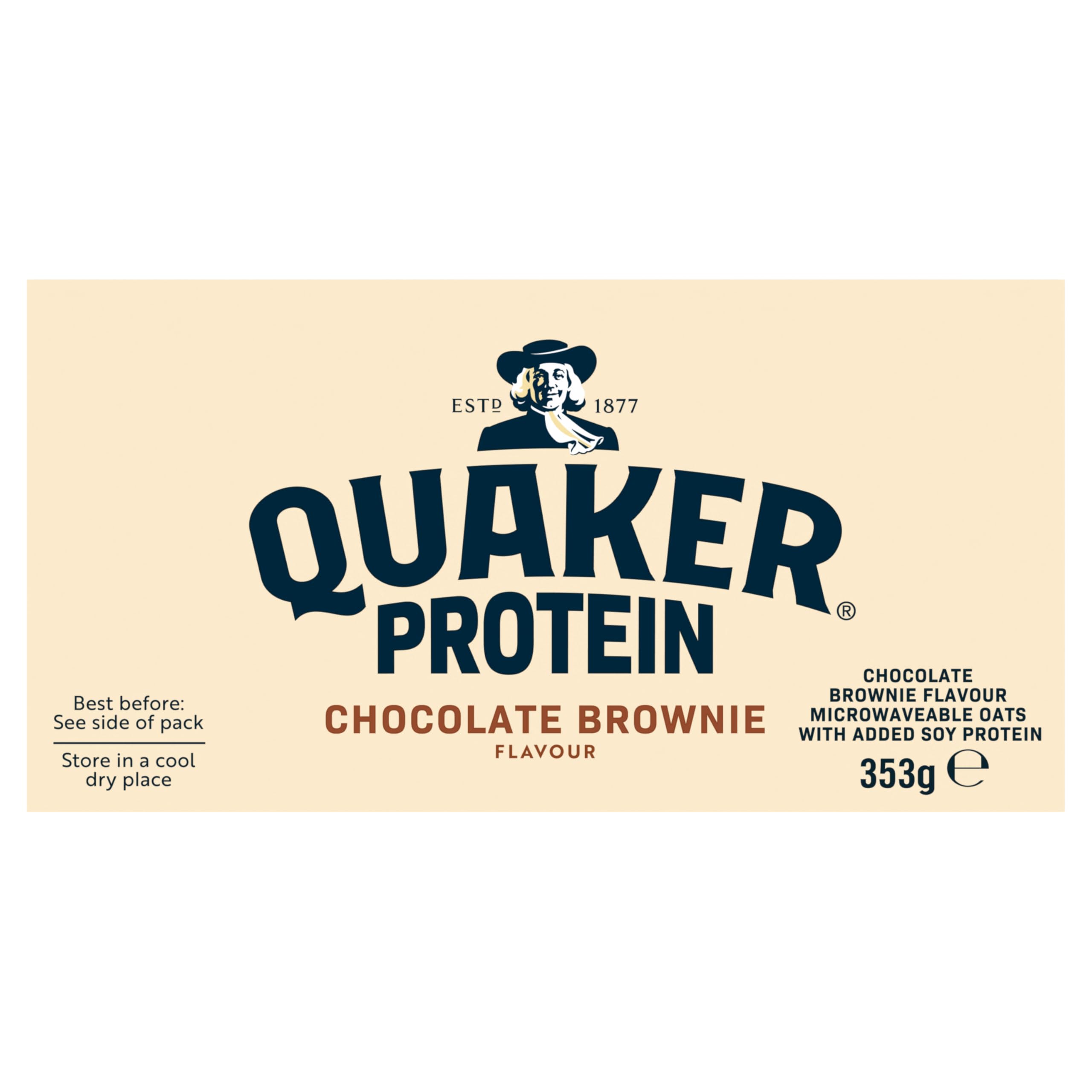 Quaker High Protein Chocolate Brownie Porridge Sachets - 9g Protein Per Sachet | 100% Wholegrain | Ready in 2.5 Minutes 4