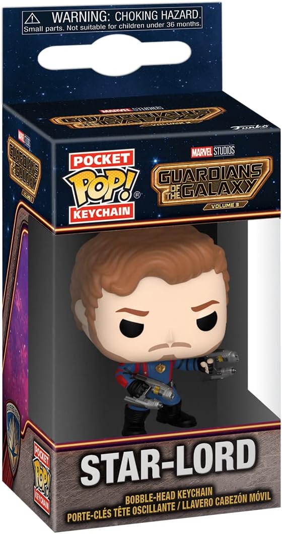 Funko Pop! Keychain Marvel Guardians of the Galaxy Vol. 3 - Star-Lord Vinyl Keychain (67500)