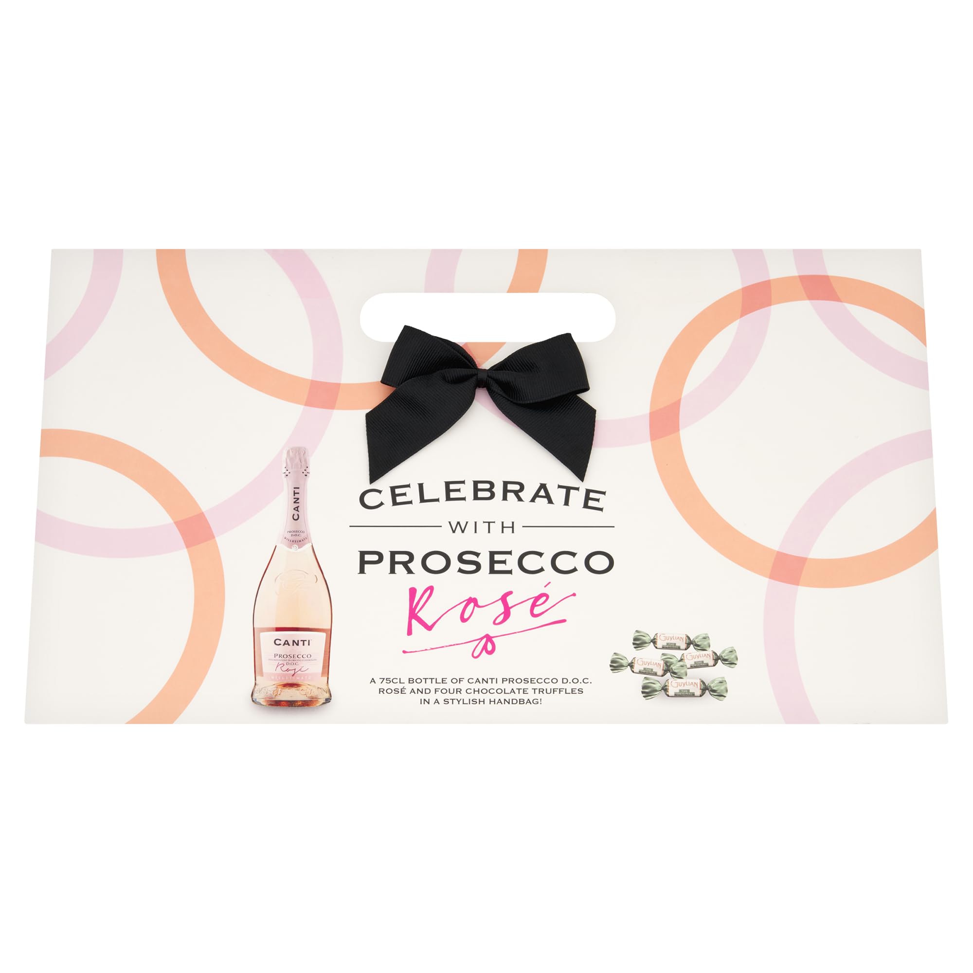 Canti Prosecco Rose 75cl & 4x Guylian Praline Temptations Belgian Chocolates 2