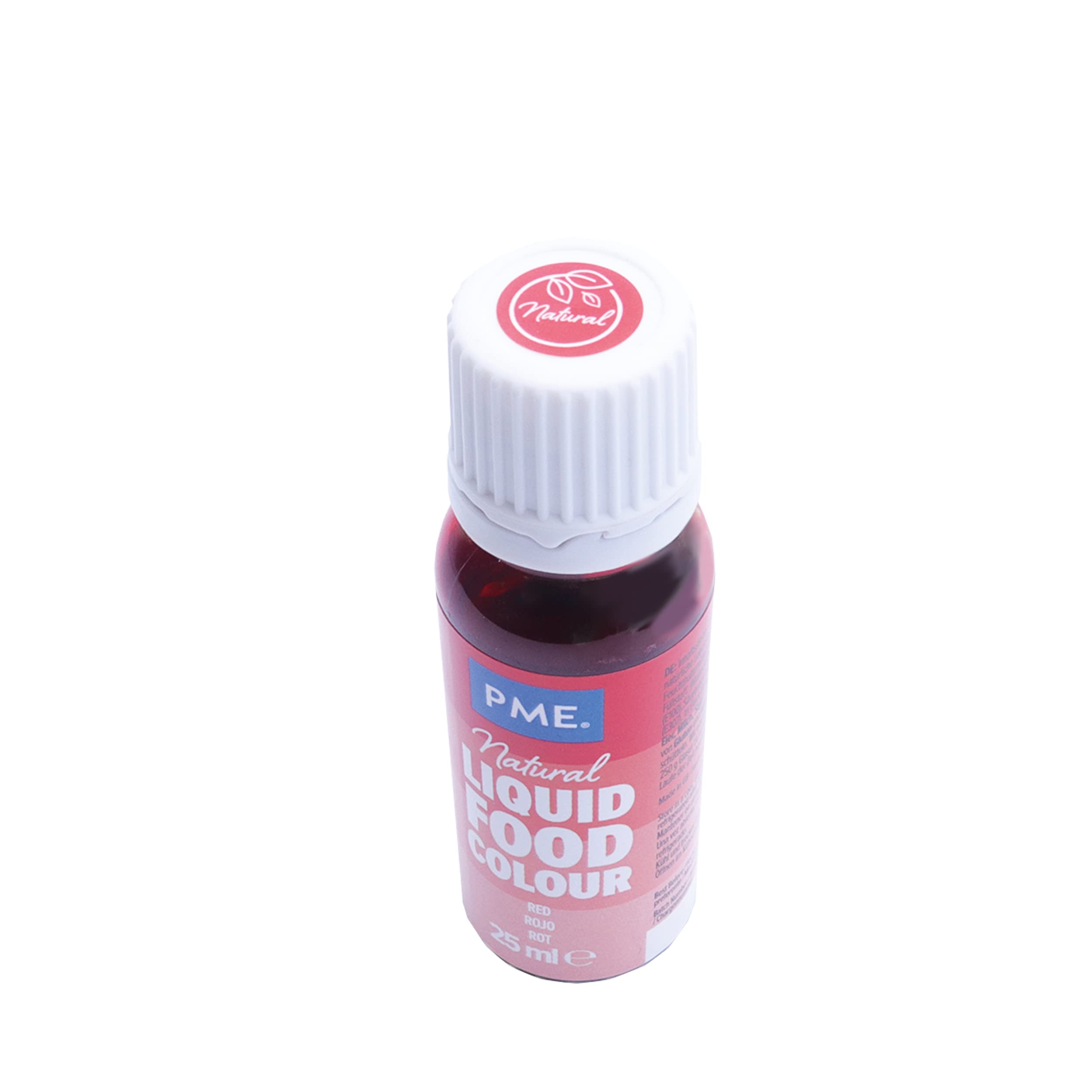 PME 100% Natural Liquid Food Colouring - Red | 25ml | Alcohol & Caffeine Free