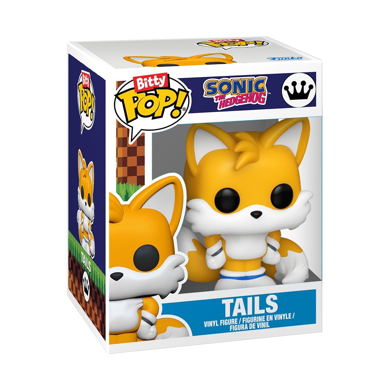 Funko Bitty Boxes Sonic the Hedgehog 2 Diorama Set with Sonic with Emerald & Tails Miniature Figures 4