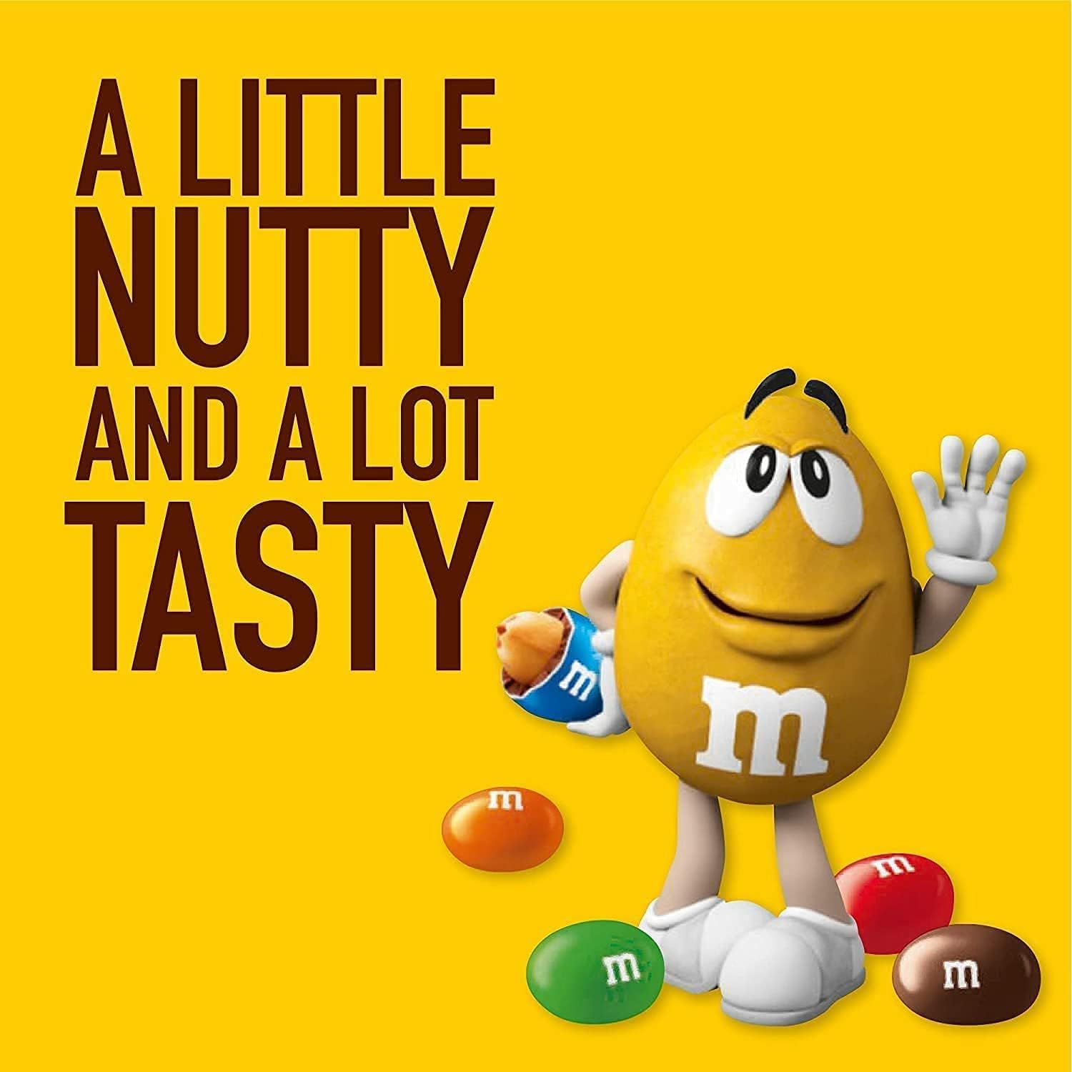 M&M's Peanut Chocolate Sharing Pouch Bag | Milk Chocolate & Roasted Peanut | 200g 4