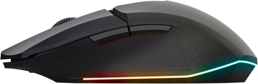 Trust Gaming GXT 110 Felox Rechargeable Wireless Gaming Mouse – 80H Battery, 800-4800 DPI, RGB LED, 6 Buttons