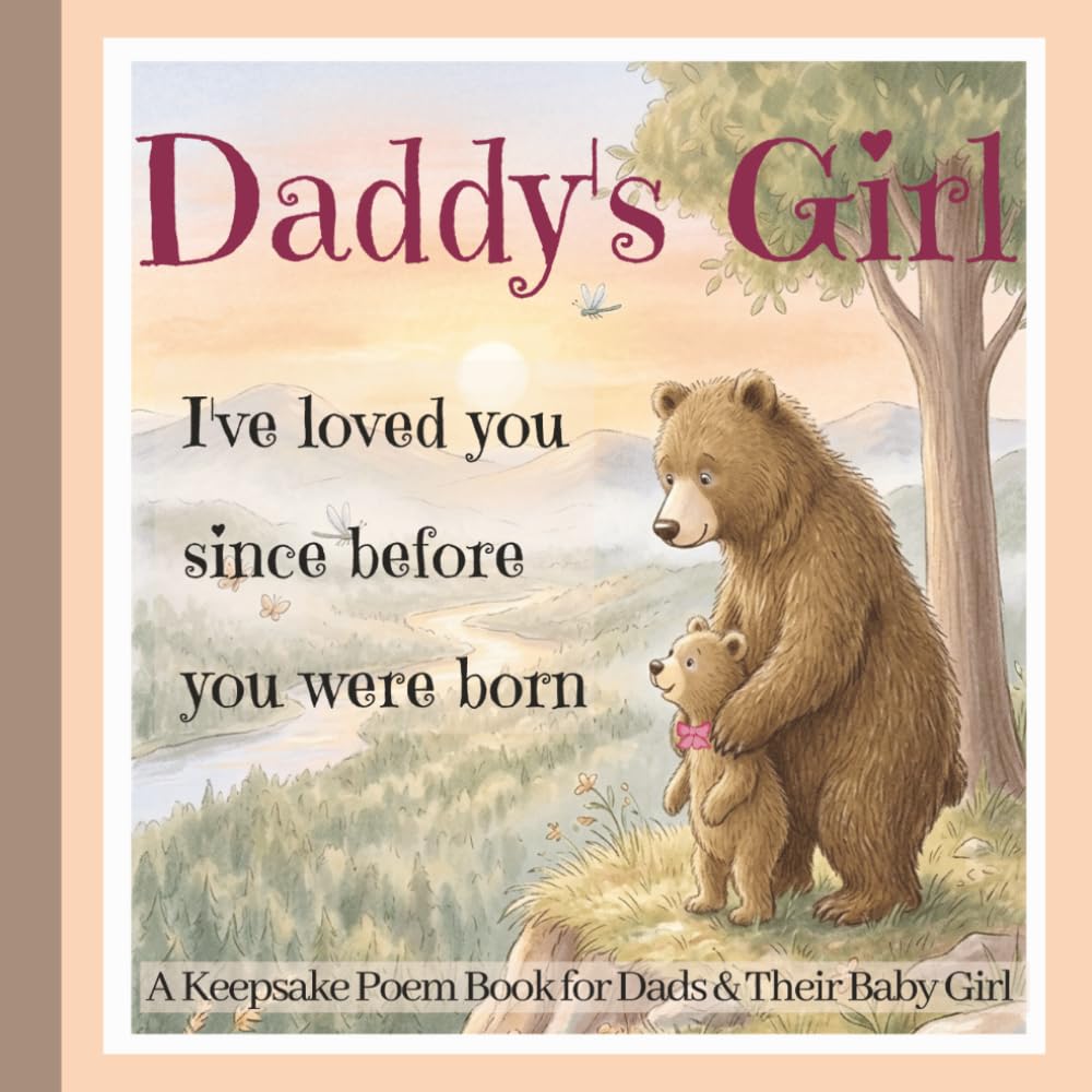 Heritage Keepsake Co. Daddy’s Little Girl - Keepsake Poem Book for New Dads and Baby Girl | Paperback 1