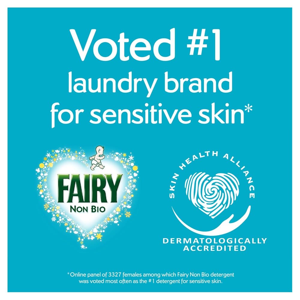 Fairy Non Bio - Platinum Laundry Detergent Gel, 1.485L (45 Washes)