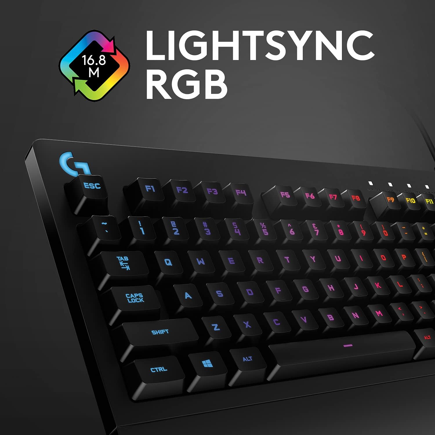 Logitech G213 Prodigy Gaming Keyboard - Black USB QWERTY US Layout for PC/Mac 5