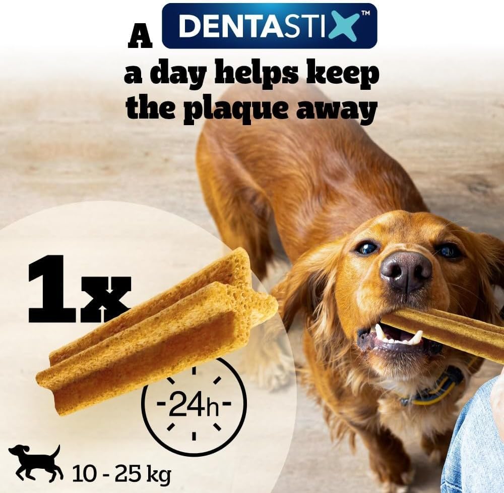 Pedigree Dentastix Light Dental Sticks - Medium Dog Treats | Low Fat | Reduces Tartar by 85% 4