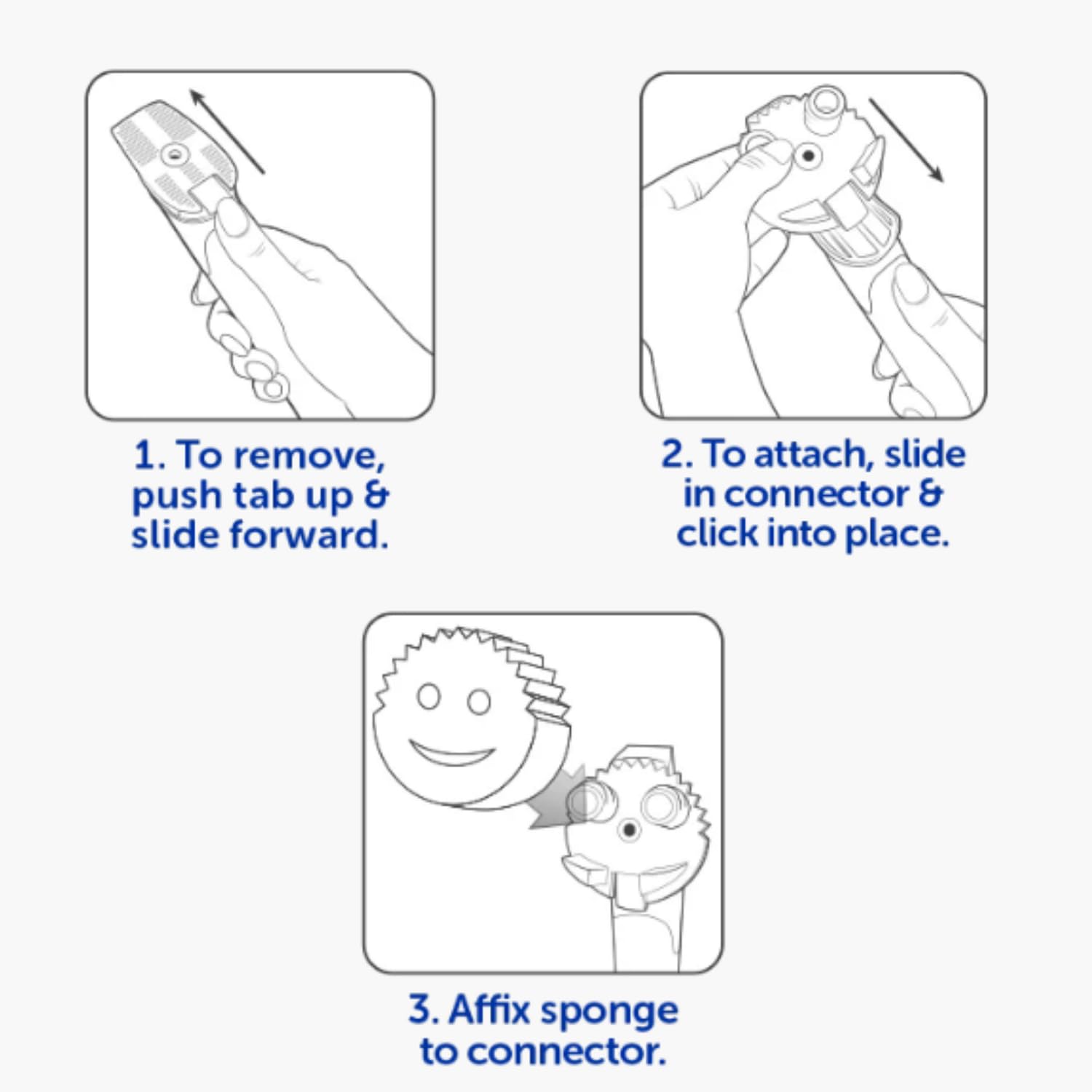 Scrub Daddy - Scrub Mommy Dish Wand with Refill Heads, Sponge & Connector Head 13