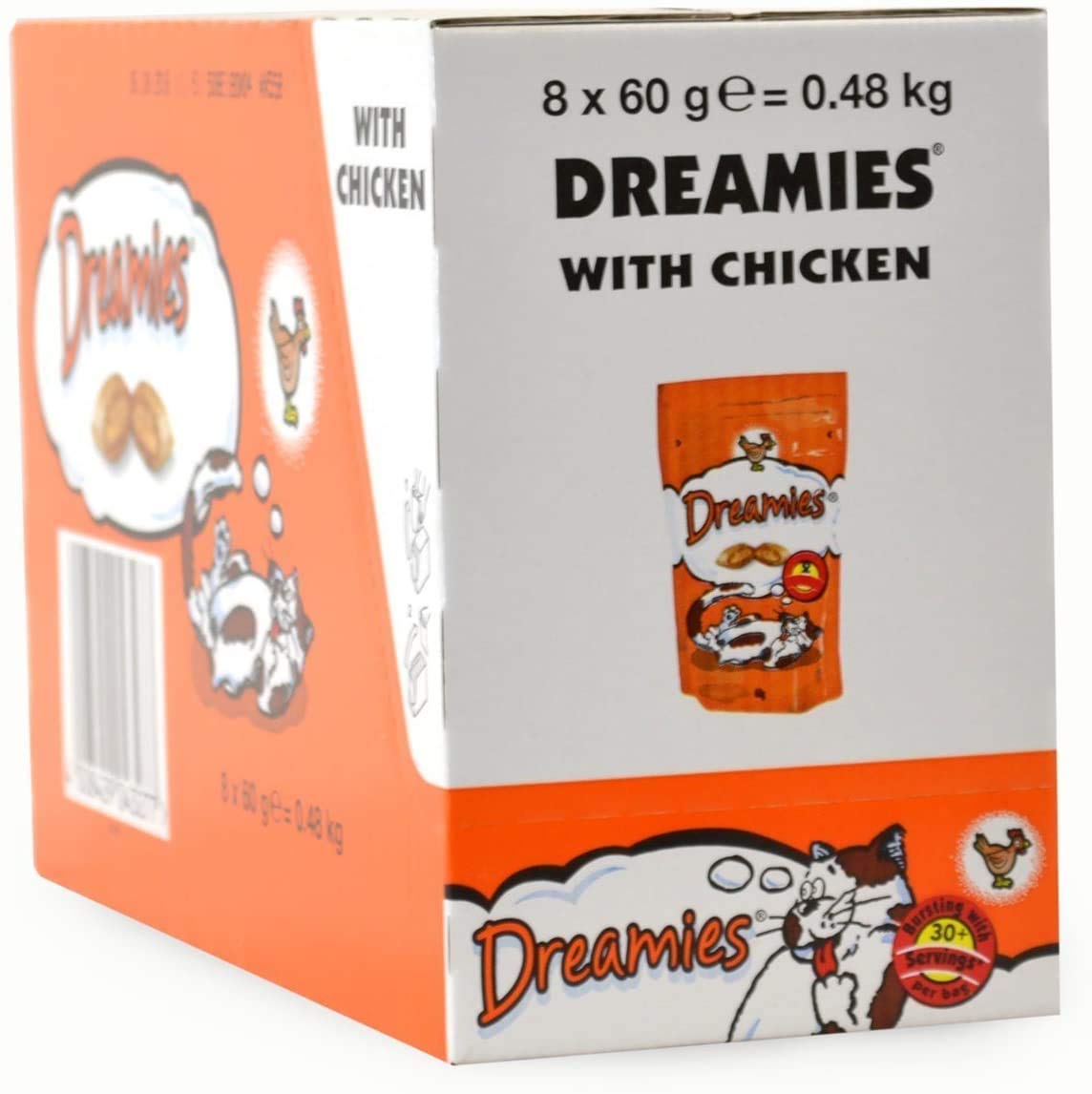 Dreamies Cat Treats with Chicken - 8 x 60 g