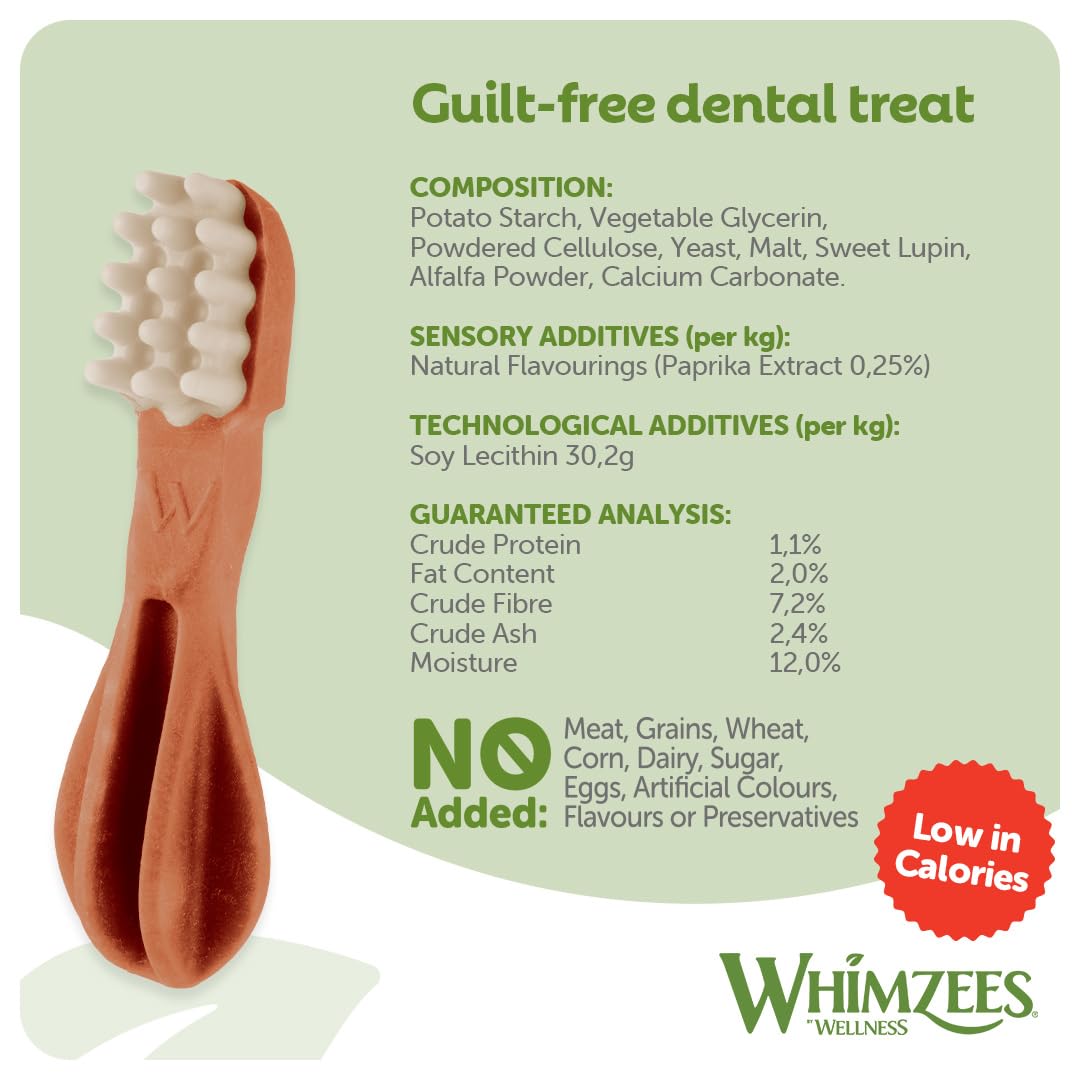 WHIMZEES By Wellness Natural Grain-Free Dog Dental Chews for Large Breeds | 360g Bag 4