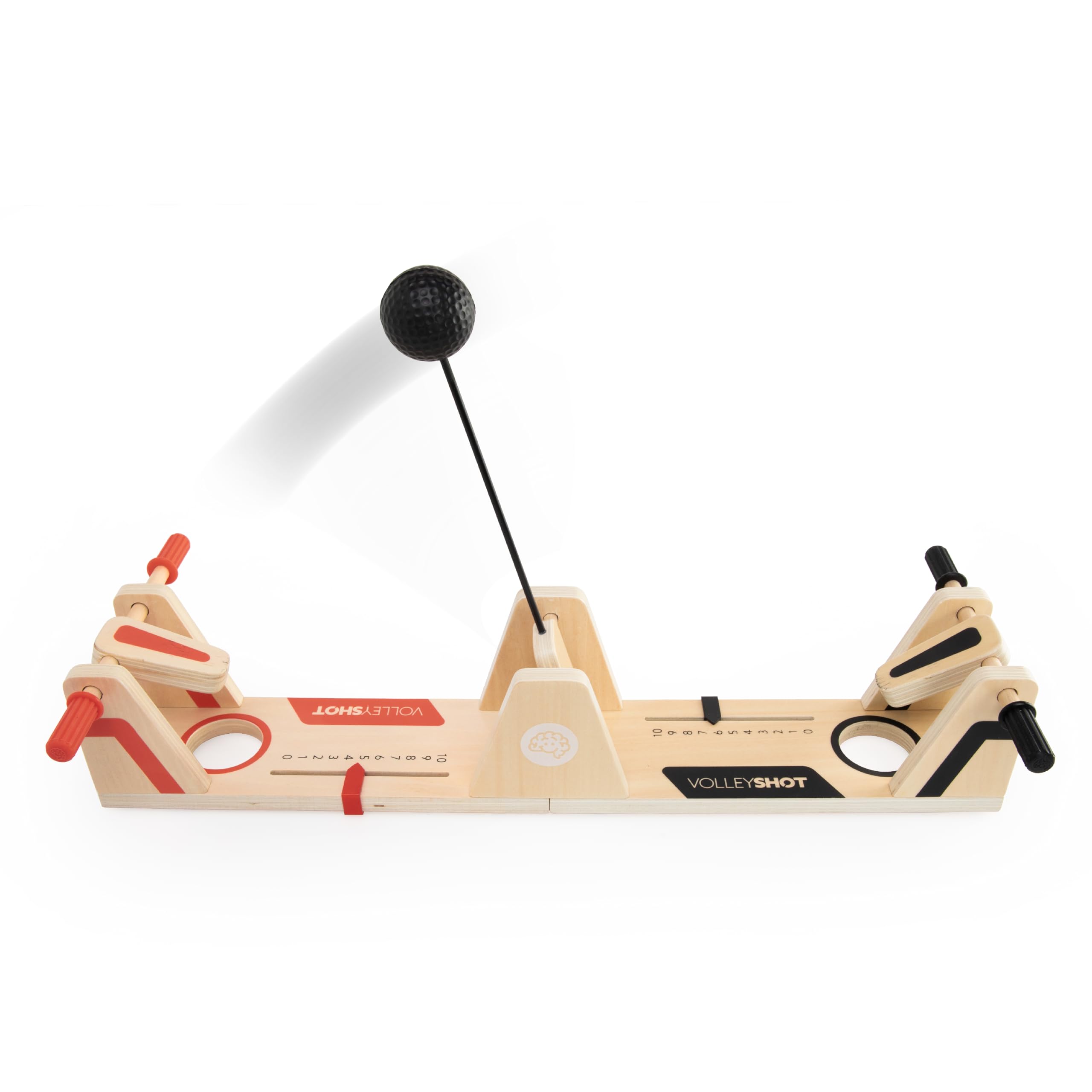Fat Brain Toys VolleyShot Back and Forth Paddle Ball Table Top Game 1