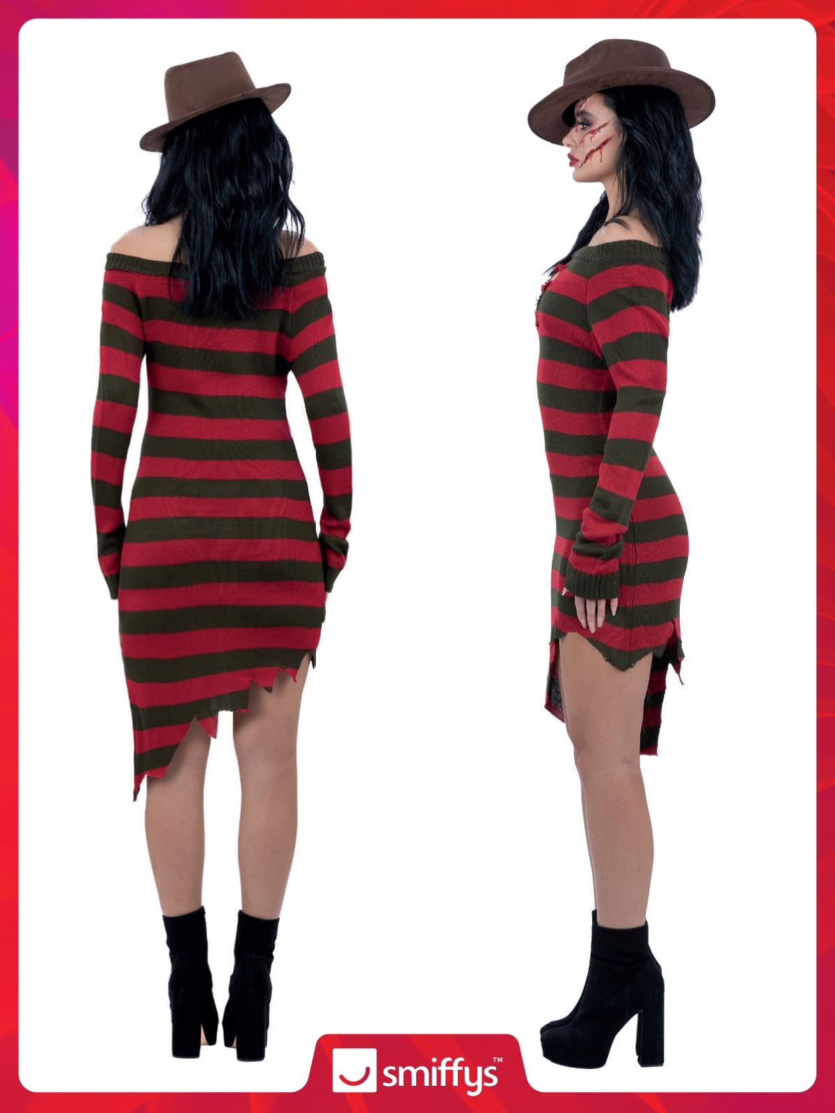 Smiffys Freddy Krueger Costume - Women's Size 6