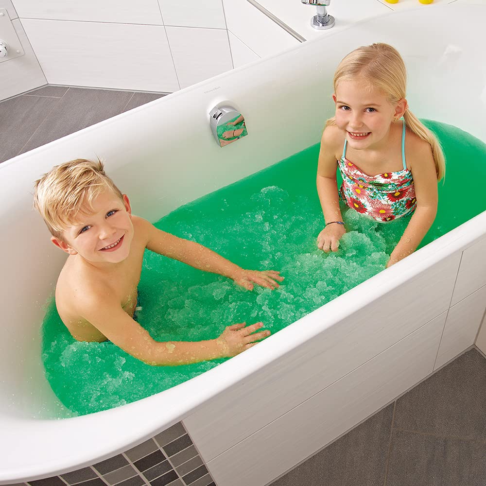 ZIMPLI Gelli Baff Eco Gelli Baff Green for Bath Play | Skin Safe, Biodegradable | Ages 3+