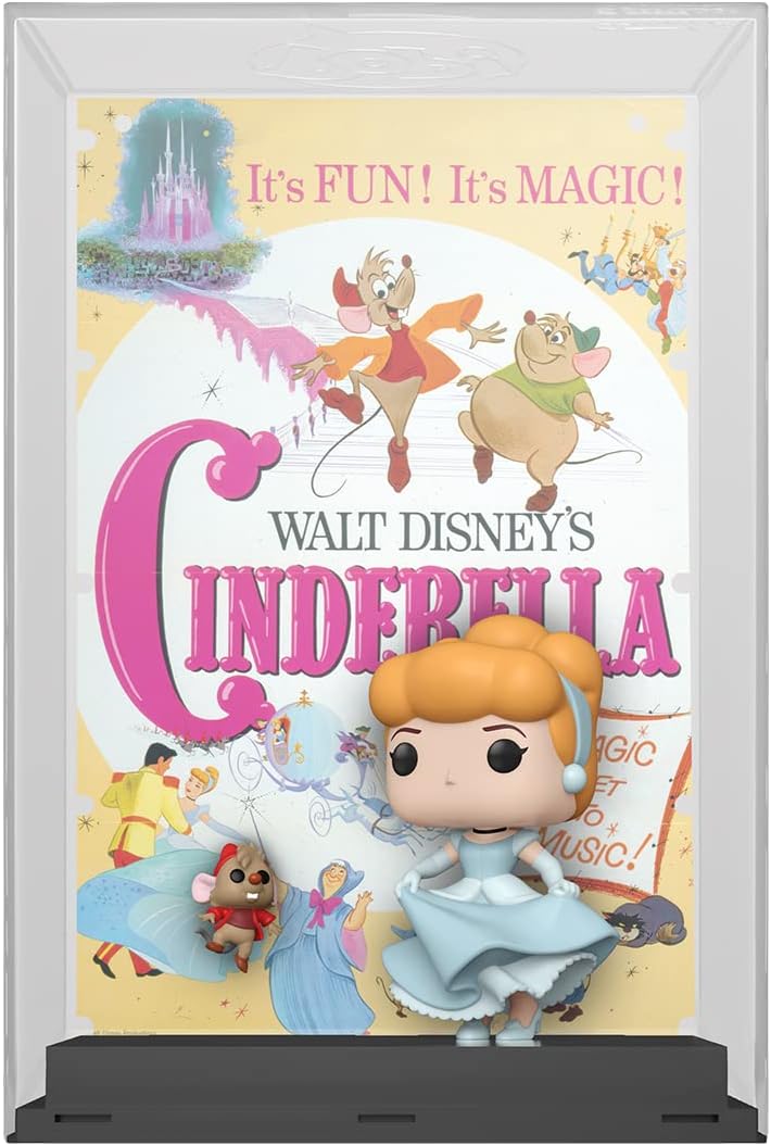 Funko Pop! Disney 100 - Cinderella Movie Poster Vinyl Figure (Disney 100 Series)