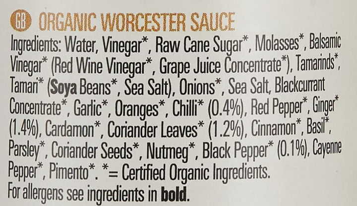 Biona Organic Worcester Sauce, 140ml - Vegan, Gluten-Free, Dairy-Free Worcestershire Sauce for Marinades & Dipping