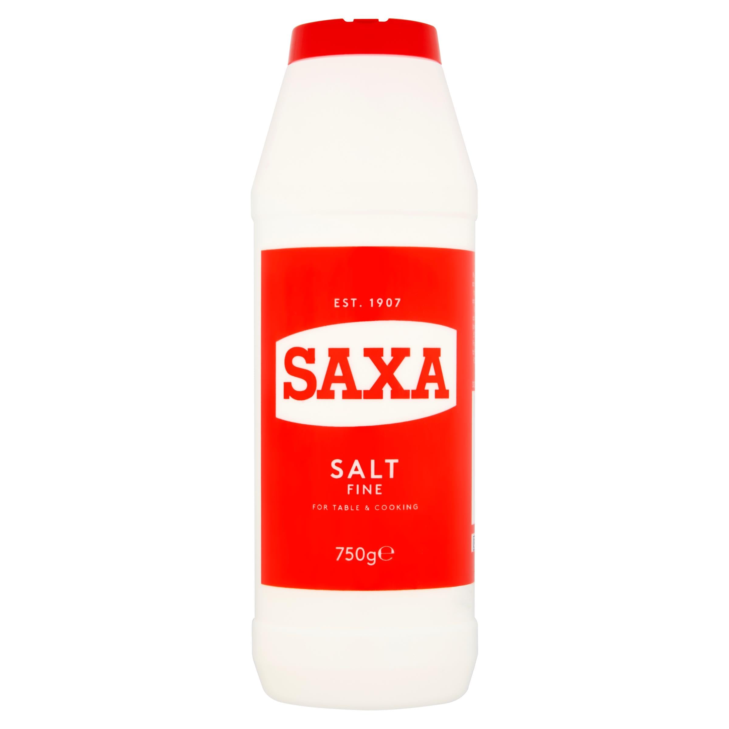 Saxa Fine Table Salt - Versatile Seasoning for Table & Cooking | 750g Drum 6