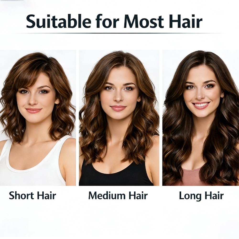 Admygo Satin Heatless Curling Rod Headband Set - 3PCS for Overnight Natural Waves 6
