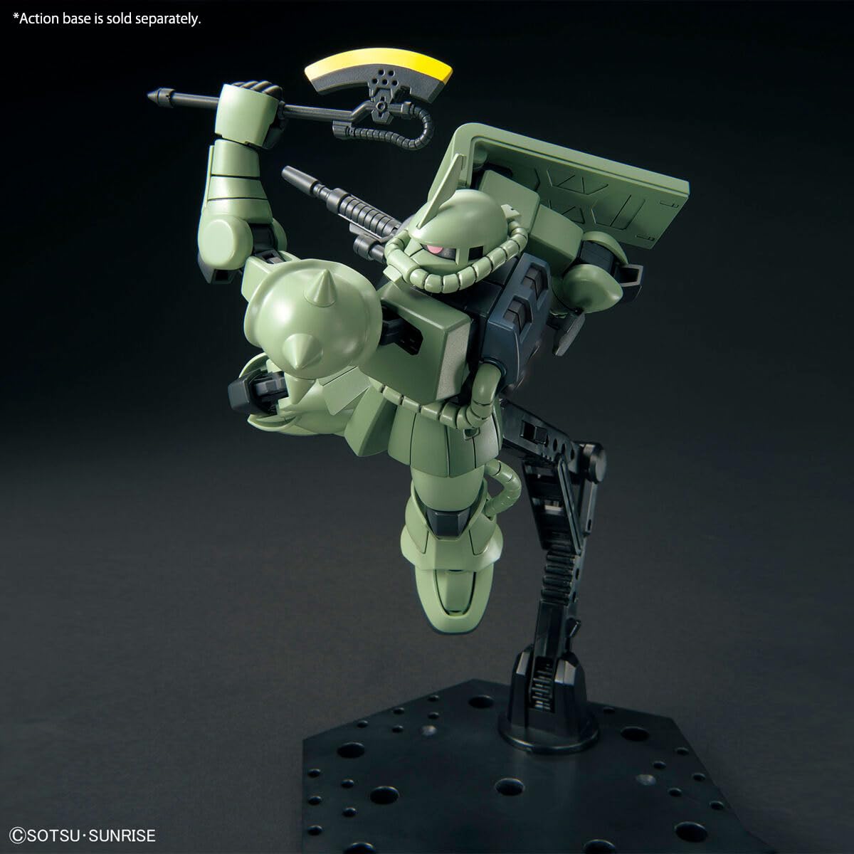 BANDAI SPIRITS HG Zaku II (Mobile Suit Gundam) - 1/144 Scale Model Kit | Snap-Fit Assembly | No Glue or Paint Required 3