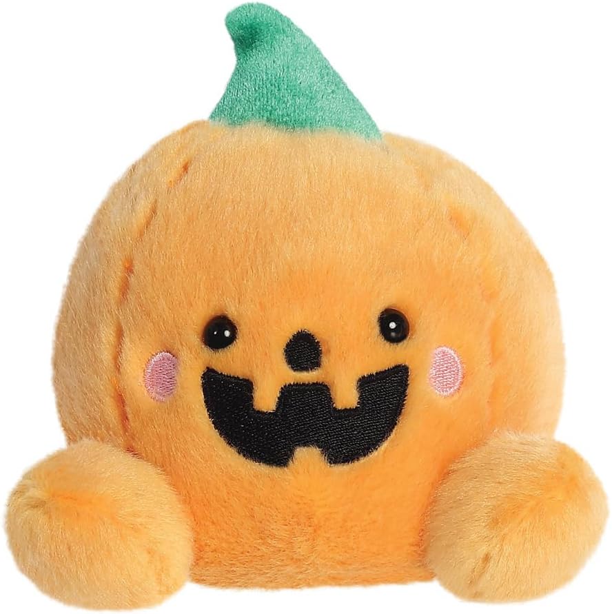 Palm Pals Carver Jack O'Lantern - Soft Plush Toy for Babies & Kids 1