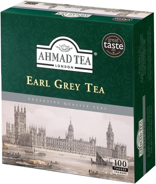 Ahmad Tea - Earl Grey Black Tea (100 Teabags)