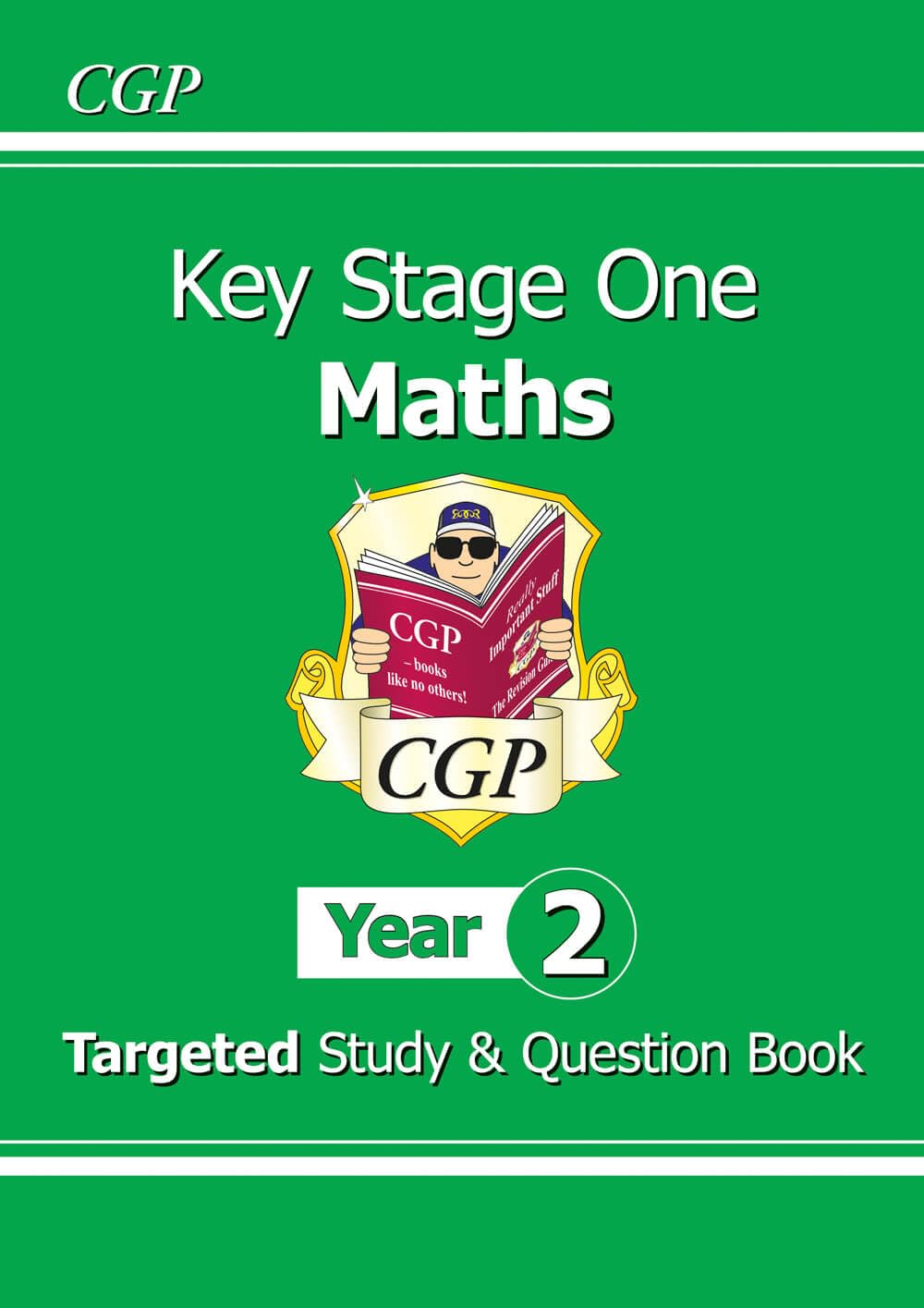 CGP KS1 Maths Targeted Study & Question Book - Year 2 | Ages 6-7 | Paperback