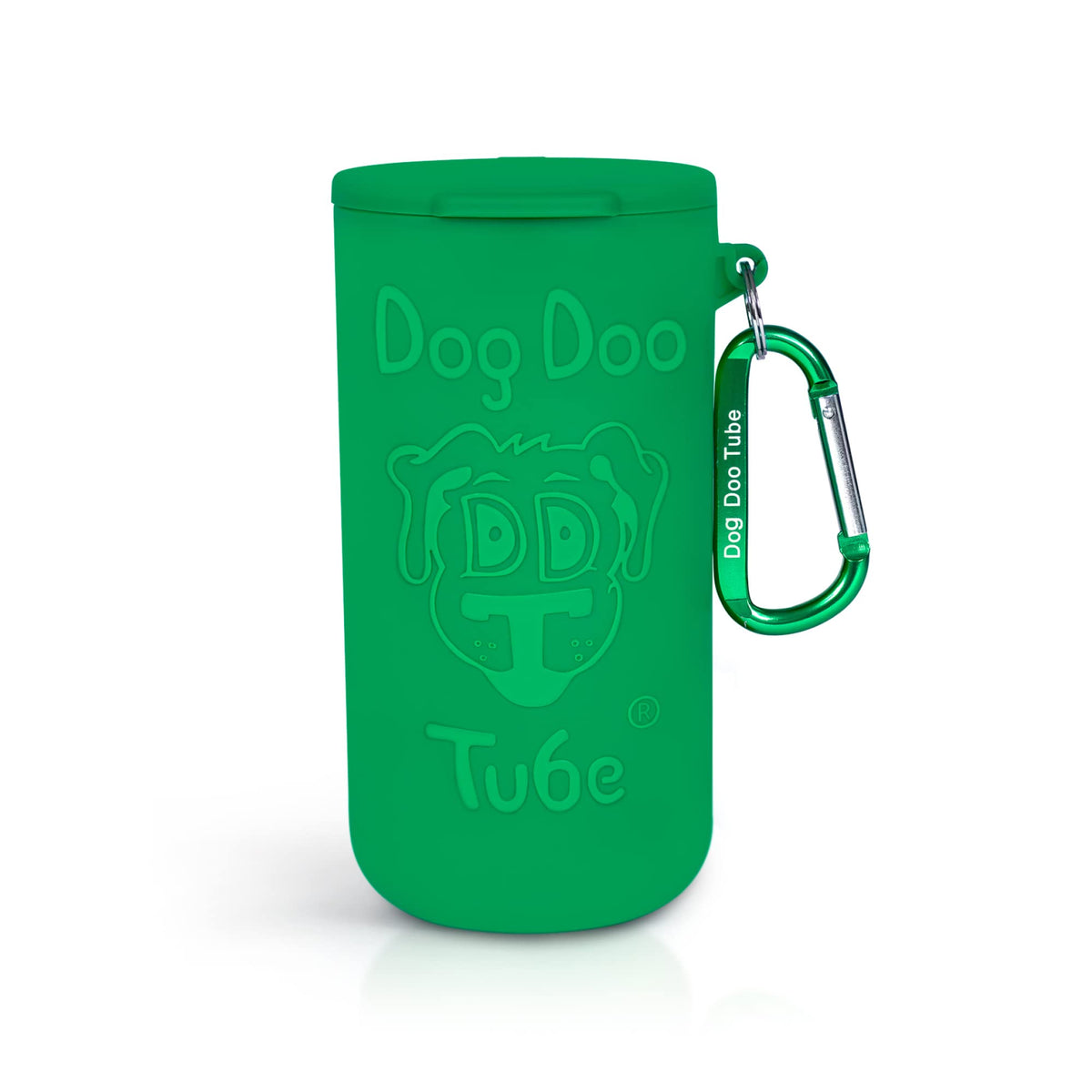 DDT Dog Waste Bag Holder - Reusable Plastic Tube for Odor Control | Green | 1 Count
