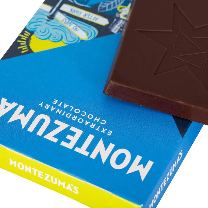 Montezuma - Lordy Lord 70% Cocoa Dark Chocolate Bar with Cocoa Nibs, Vegan & Gluten-Free, 90g